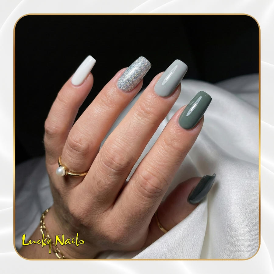 Nail design by Lucky Nails